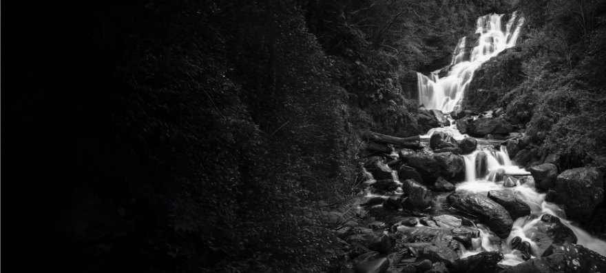 black-and-white-image-of-waterfall black-and-white-image-of-waterfall